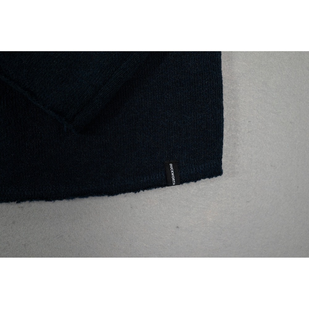 Duckworth Womens Powder Sweater Rambouillet Merino Wool Blend Navy Blue Large image 3